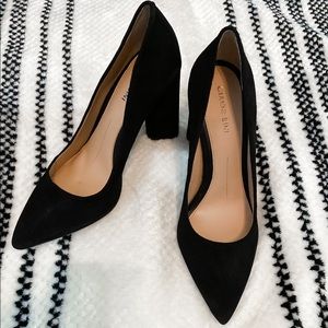 Gianni Bini Black Velvet Shoes